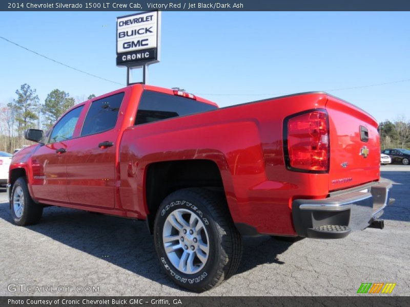 Victory Red / Jet Black/Dark Ash 2014 Chevrolet Silverado 1500 LT Crew Cab