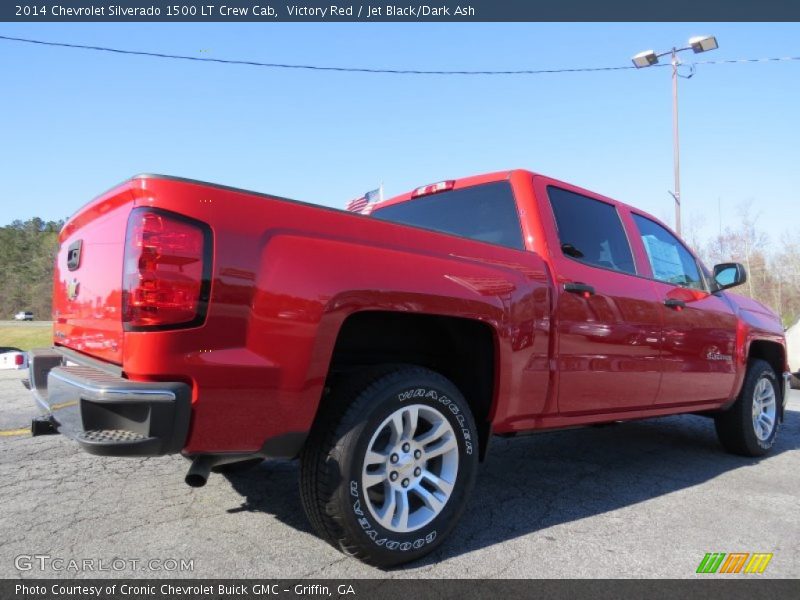 Victory Red / Jet Black/Dark Ash 2014 Chevrolet Silverado 1500 LT Crew Cab