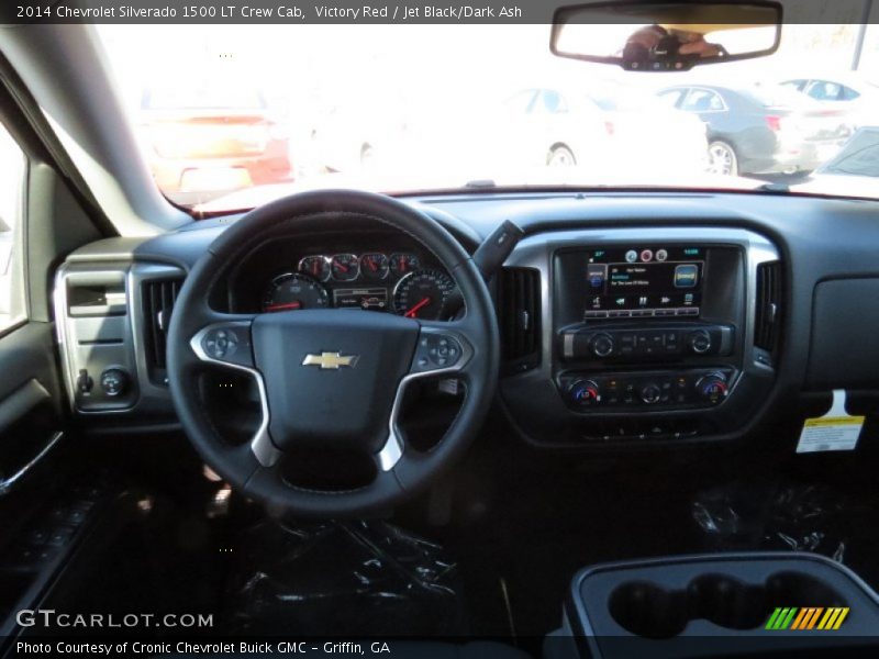 Victory Red / Jet Black/Dark Ash 2014 Chevrolet Silverado 1500 LT Crew Cab