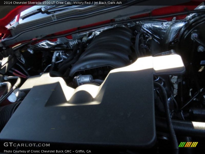 Victory Red / Jet Black/Dark Ash 2014 Chevrolet Silverado 1500 LT Crew Cab