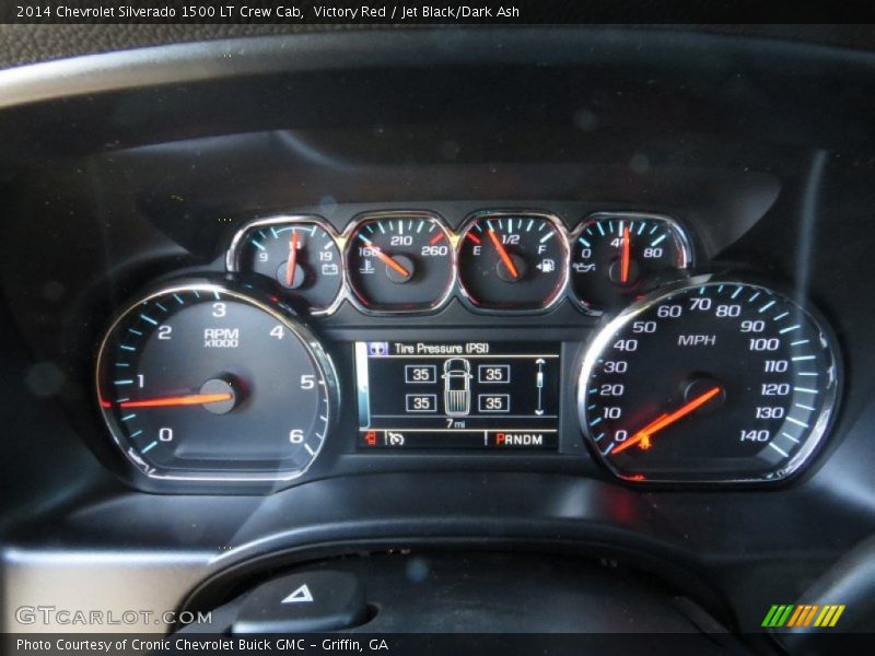 Victory Red / Jet Black/Dark Ash 2014 Chevrolet Silverado 1500 LT Crew Cab