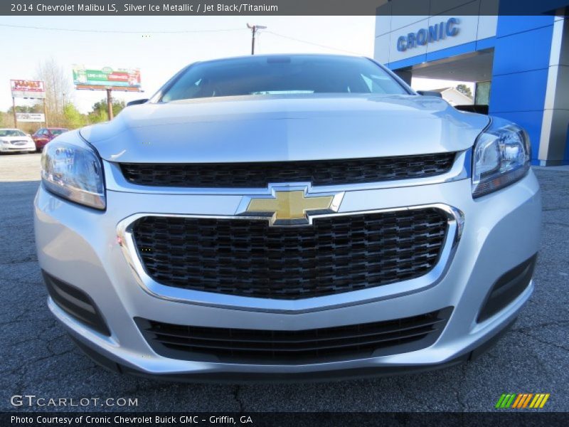 Silver Ice Metallic / Jet Black/Titanium 2014 Chevrolet Malibu LS
