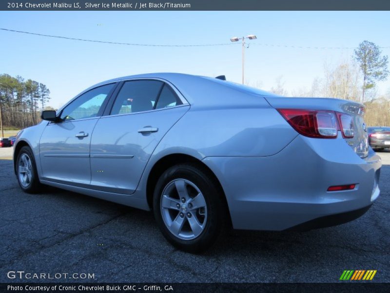 Silver Ice Metallic / Jet Black/Titanium 2014 Chevrolet Malibu LS