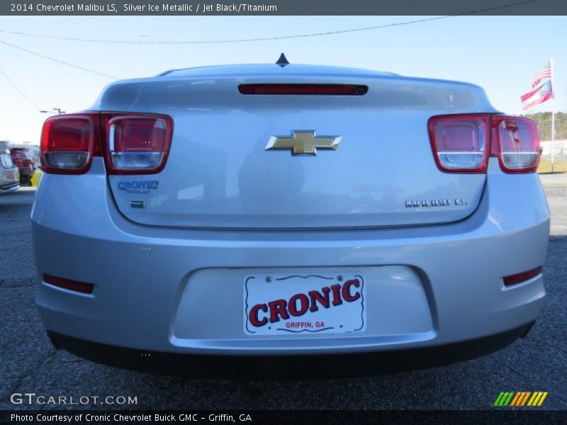 Silver Ice Metallic / Jet Black/Titanium 2014 Chevrolet Malibu LS