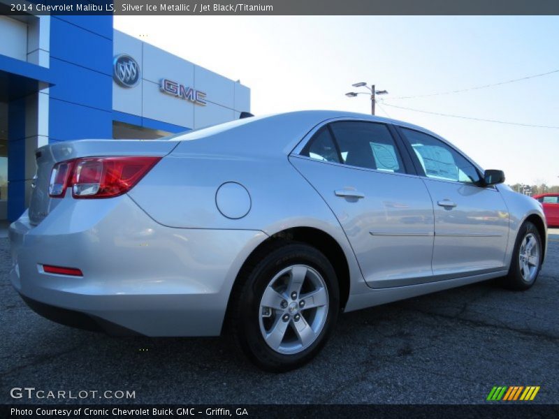 Silver Ice Metallic / Jet Black/Titanium 2014 Chevrolet Malibu LS