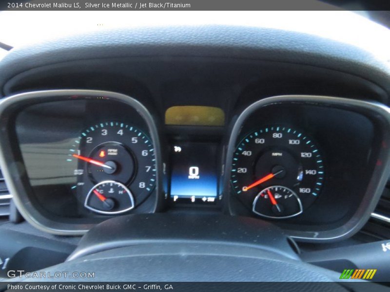 Silver Ice Metallic / Jet Black/Titanium 2014 Chevrolet Malibu LS