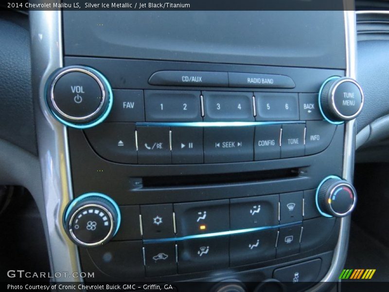 Silver Ice Metallic / Jet Black/Titanium 2014 Chevrolet Malibu LS
