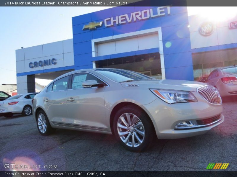 Champagne Silver Metallic / Light Neutral 2014 Buick LaCrosse Leather