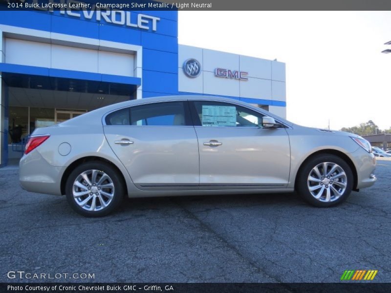 Champagne Silver Metallic / Light Neutral 2014 Buick LaCrosse Leather