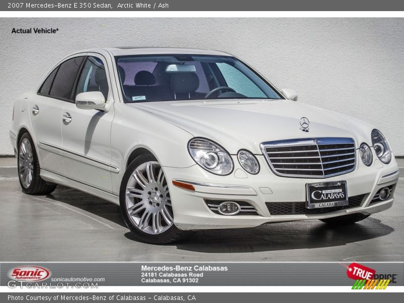 Arctic White / Ash 2007 Mercedes-Benz E 350 Sedan