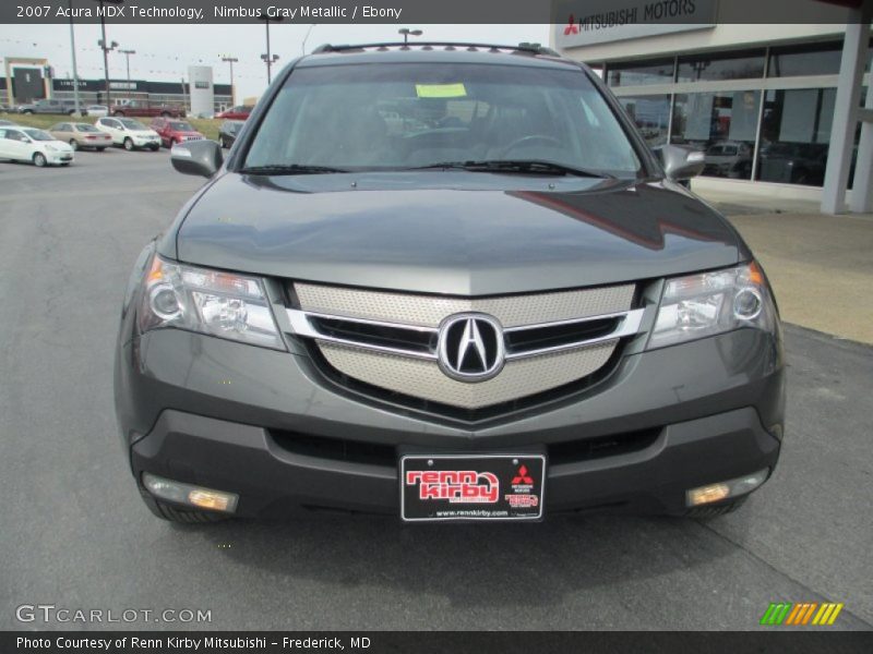 Nimbus Gray Metallic / Ebony 2007 Acura MDX Technology