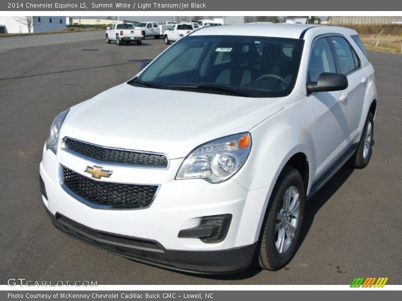 Summit White / Light Titanium/Jet Black 2014 Chevrolet Equinox LS
