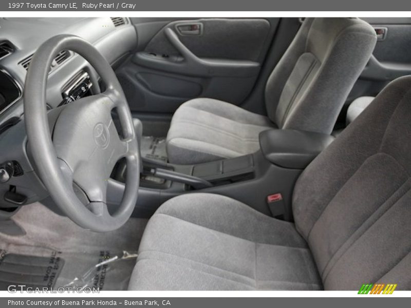 Ruby Pearl / Gray 1997 Toyota Camry LE
