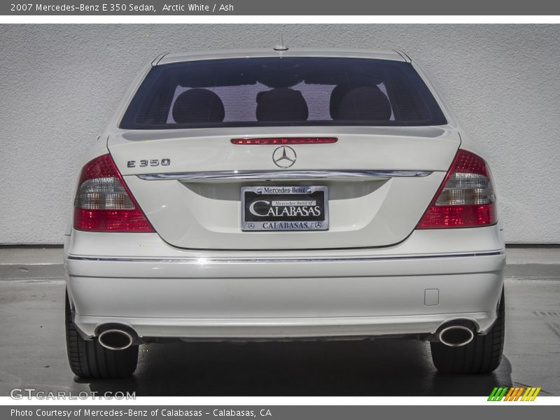 Arctic White / Ash 2007 Mercedes-Benz E 350 Sedan
