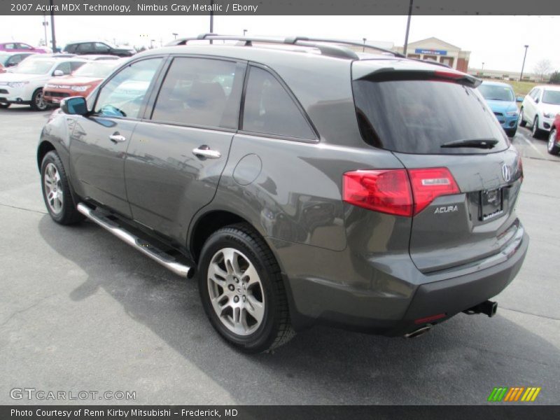 Nimbus Gray Metallic / Ebony 2007 Acura MDX Technology