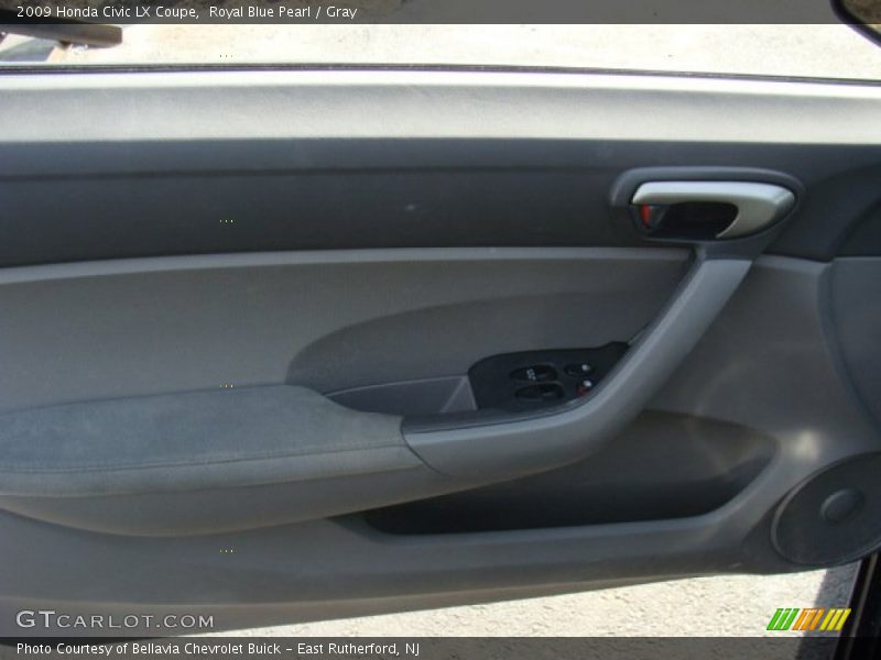 Royal Blue Pearl / Gray 2009 Honda Civic LX Coupe