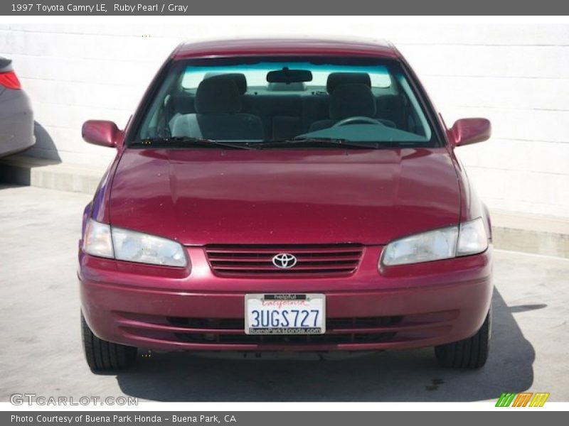 Ruby Pearl / Gray 1997 Toyota Camry LE