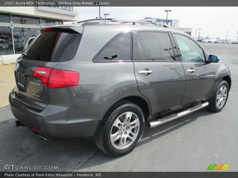 Nimbus Gray Metallic / Ebony 2007 Acura MDX Technology