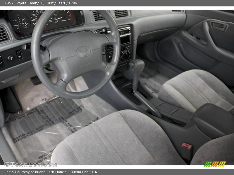 Ruby Pearl / Gray 1997 Toyota Camry LE