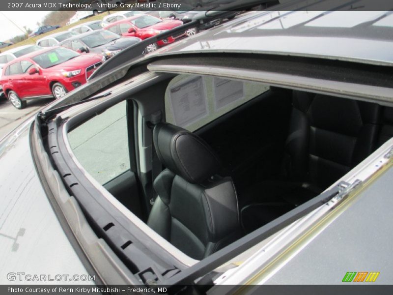 Nimbus Gray Metallic / Ebony 2007 Acura MDX Technology
