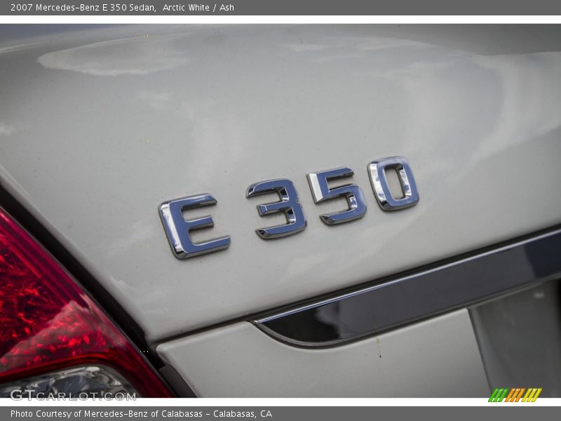 Arctic White / Ash 2007 Mercedes-Benz E 350 Sedan