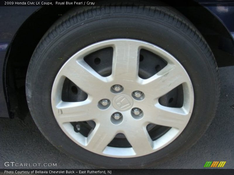 Royal Blue Pearl / Gray 2009 Honda Civic LX Coupe