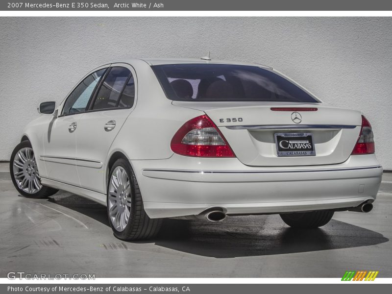 Arctic White / Ash 2007 Mercedes-Benz E 350 Sedan