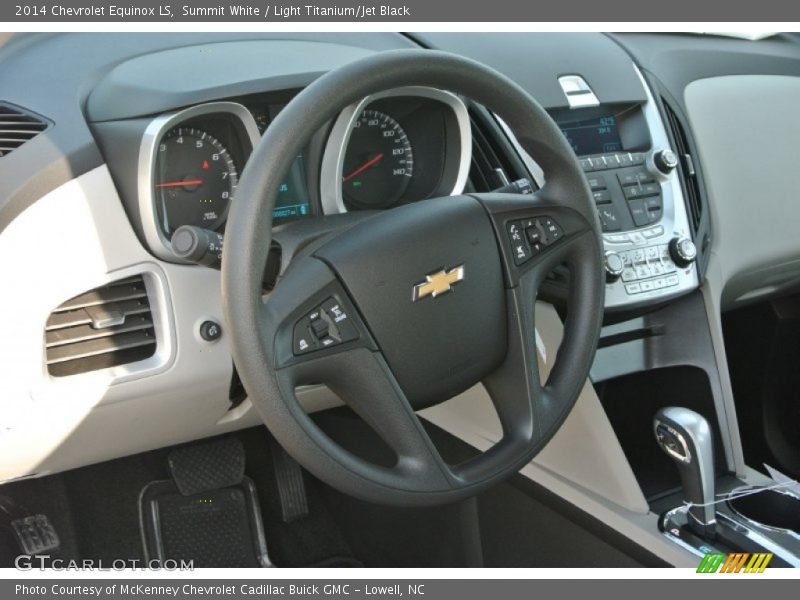 Summit White / Light Titanium/Jet Black 2014 Chevrolet Equinox LS
