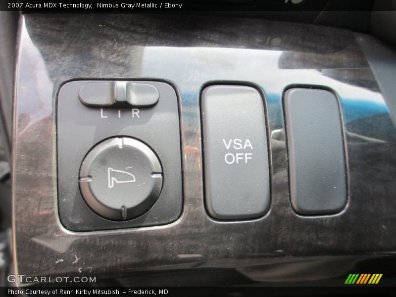 Nimbus Gray Metallic / Ebony 2007 Acura MDX Technology