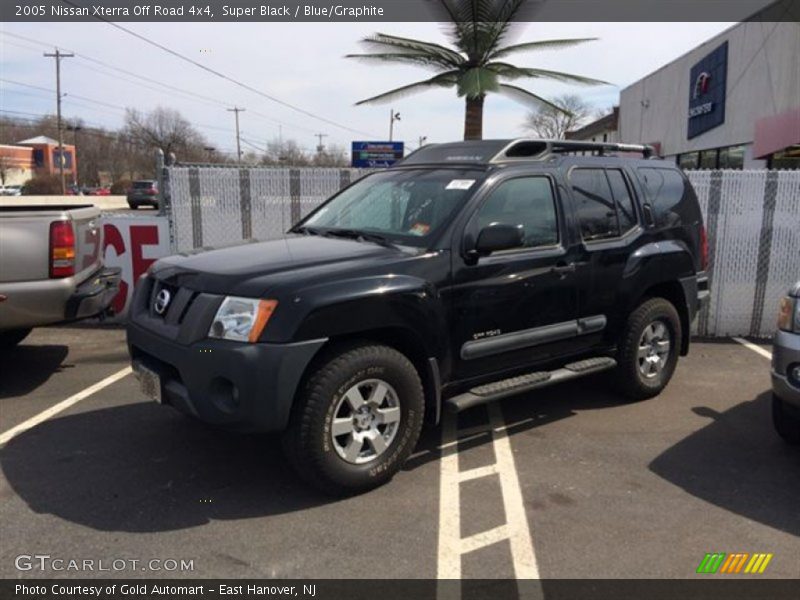 Super Black / Blue/Graphite 2005 Nissan Xterra Off Road 4x4