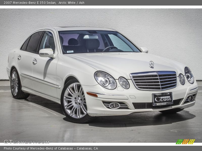 Arctic White / Ash 2007 Mercedes-Benz E 350 Sedan