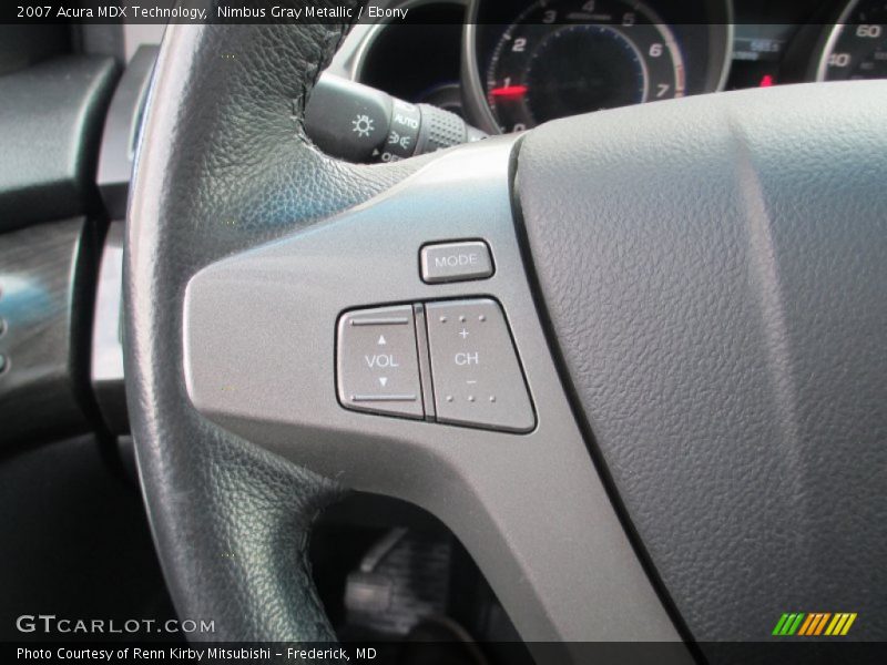 Nimbus Gray Metallic / Ebony 2007 Acura MDX Technology