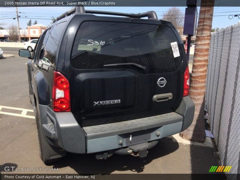 Super Black / Blue/Graphite 2005 Nissan Xterra Off Road 4x4