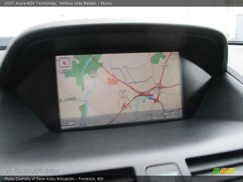 Nimbus Gray Metallic / Ebony 2007 Acura MDX Technology