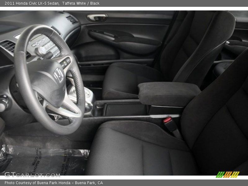 Taffeta White / Black 2011 Honda Civic LX-S Sedan