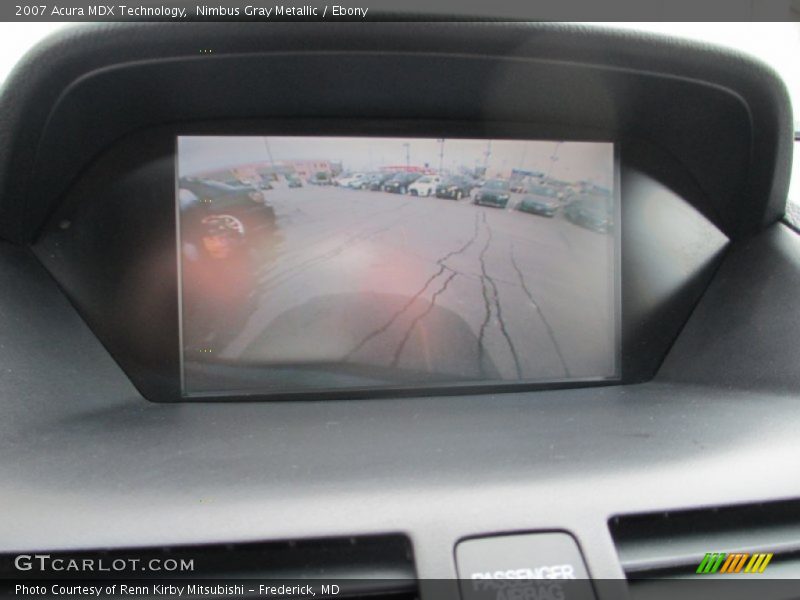 Nimbus Gray Metallic / Ebony 2007 Acura MDX Technology