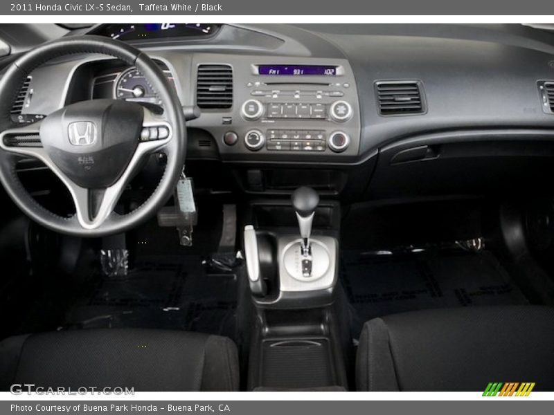 Taffeta White / Black 2011 Honda Civic LX-S Sedan