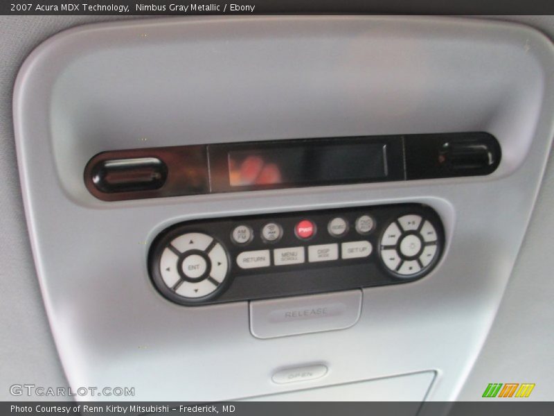 Nimbus Gray Metallic / Ebony 2007 Acura MDX Technology