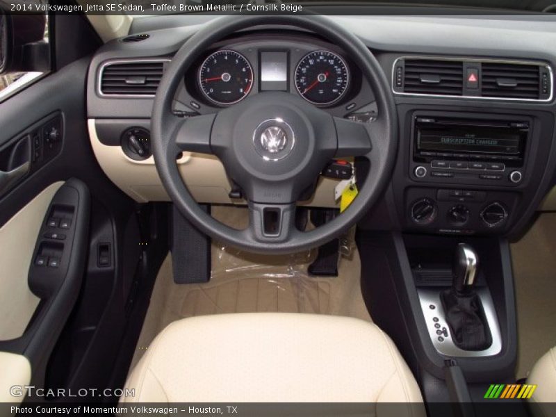 Toffee Brown Metallic / Cornsilk Beige 2014 Volkswagen Jetta SE Sedan