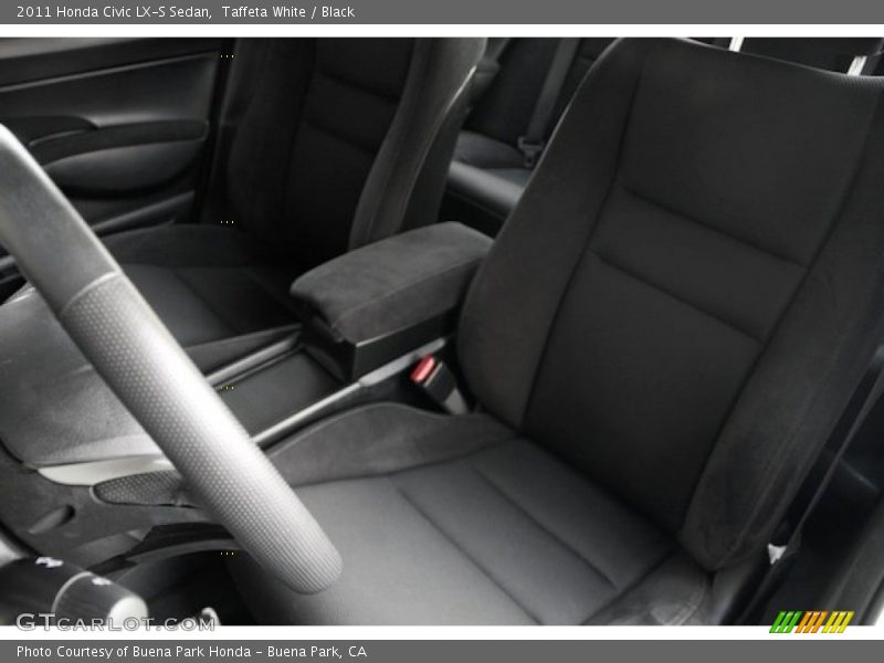 Taffeta White / Black 2011 Honda Civic LX-S Sedan