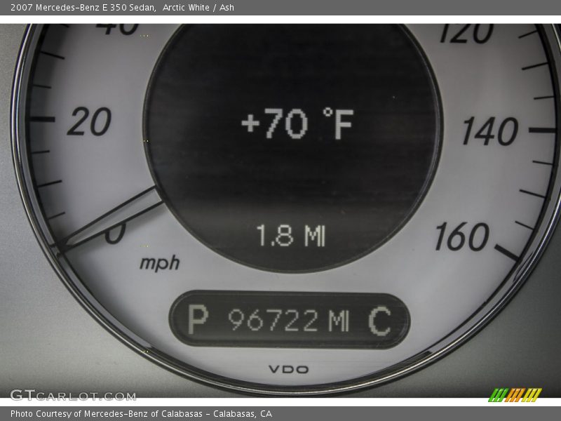 Arctic White / Ash 2007 Mercedes-Benz E 350 Sedan