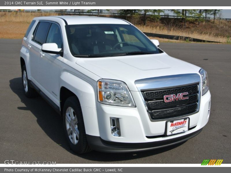 Summit White / Light Titanium 2014 GMC Terrain SLE