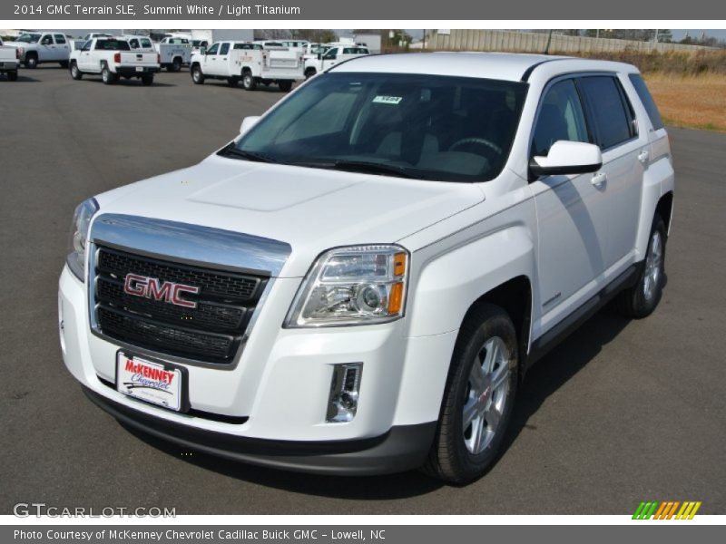 Summit White / Light Titanium 2014 GMC Terrain SLE