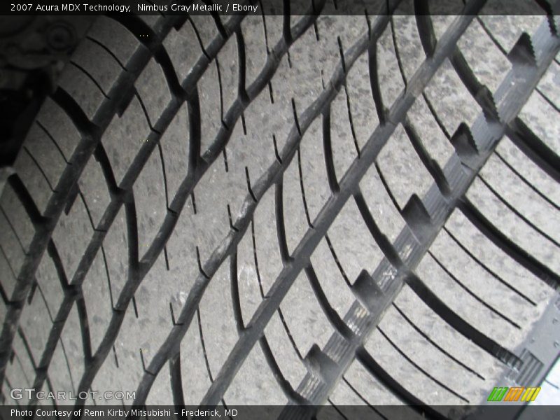 Nimbus Gray Metallic / Ebony 2007 Acura MDX Technology