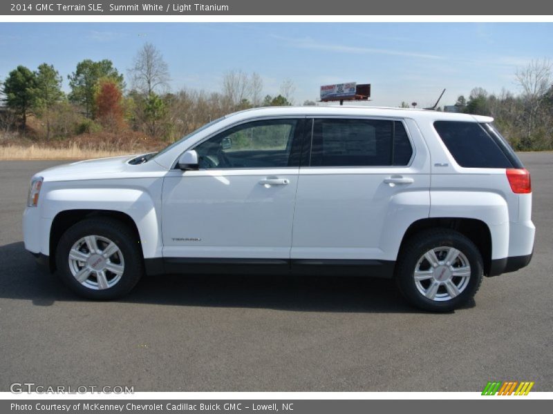 Summit White / Light Titanium 2014 GMC Terrain SLE