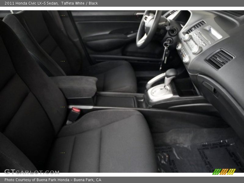 Taffeta White / Black 2011 Honda Civic LX-S Sedan