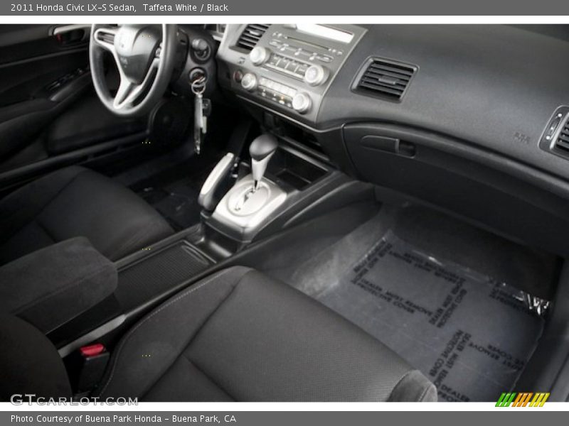 Taffeta White / Black 2011 Honda Civic LX-S Sedan