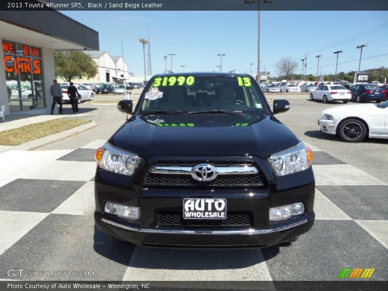 Black / Sand Beige Leather 2013 Toyota 4Runner SR5