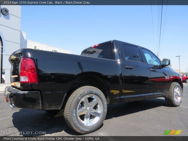 Black / Black/Diesel Gray 2014 Ram 1500 Express Crew Cab