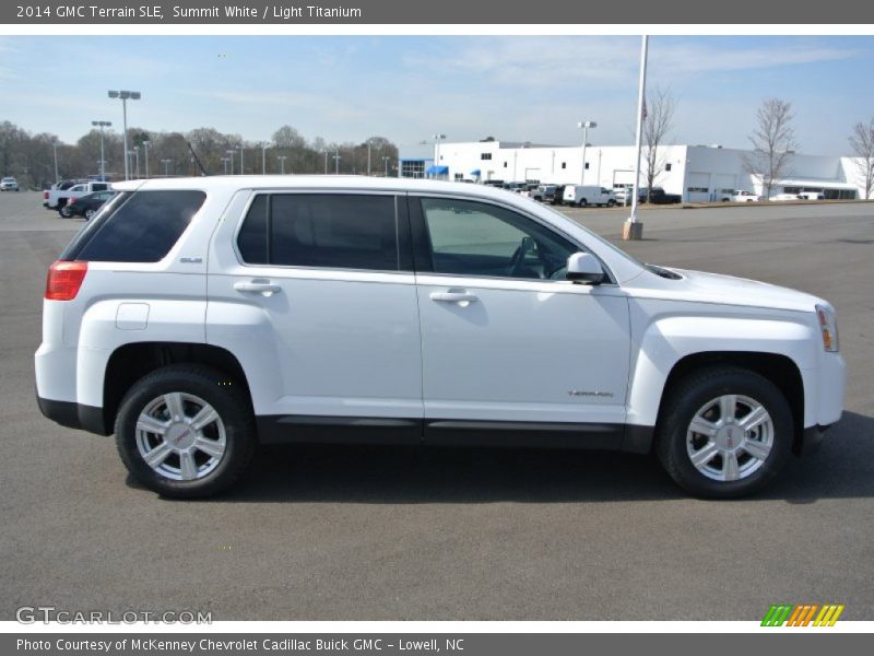 Summit White / Light Titanium 2014 GMC Terrain SLE